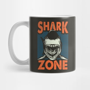 Beware Shark Zones Mug